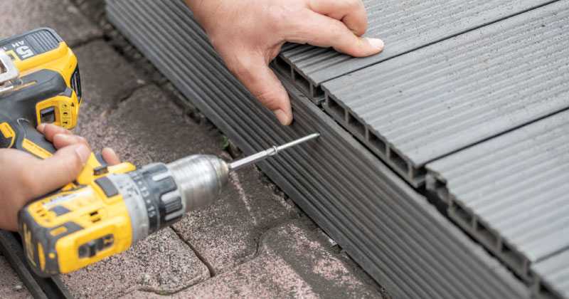 Installing Composite Decking with Screws